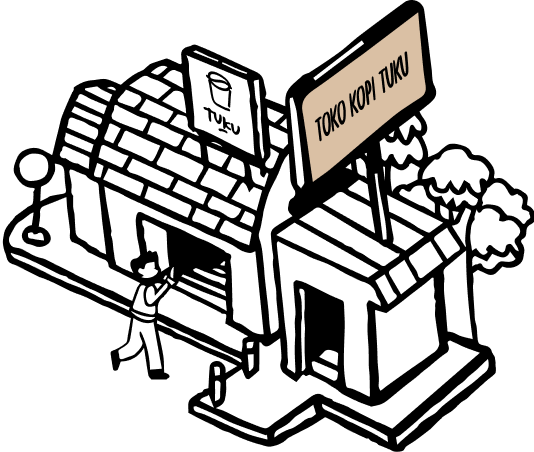store toko kopi tuku